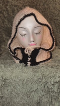 crochet hooded scarf